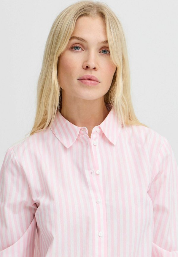 BYHETILA - Button-down blouse - roseate spoonbill mix3
