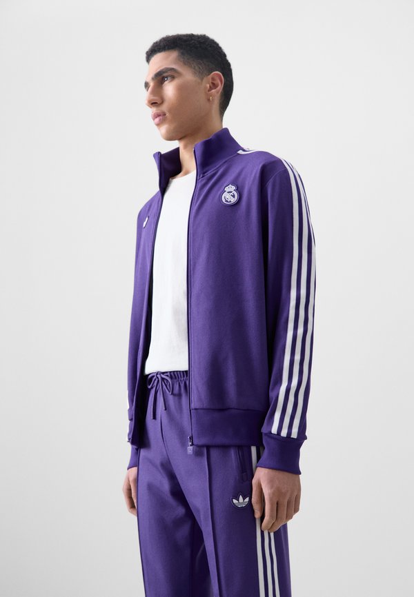 REAL MADRID ICON JACKET - Club wear - unity purple4