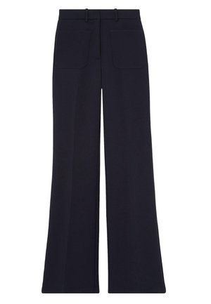 Reiss REGULAR FIT - PRIYA PATCH-POCKET FLARED TROUSERS - Pantalones - navy