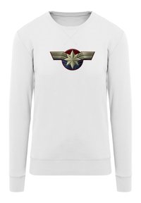 F4NT4STIC MARVEL CAPTAIN MARVEL CHEST EMBLEM  PREMIUM SUPERHELDEN IRON MA - T-shirt à manches longues - white