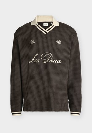 Les Deux, WAFFLE FOOTBALL JERSEY - Μπλούζα με μακριά μανίκια - delicioso brown
