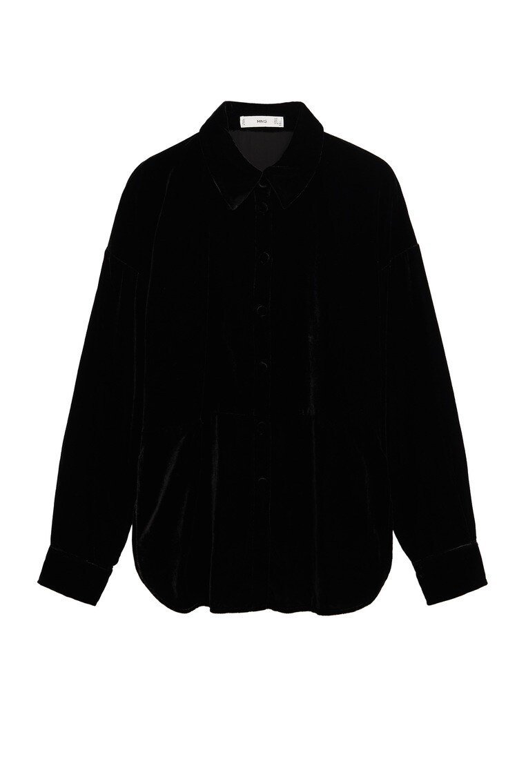 Mango Overhemdblouse zwart