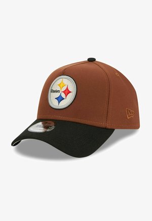 New Era 9FORTY TRUCKER SIDEPATCH PITTSBURGH STEELERS - Cap - brown