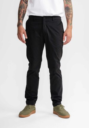 NORMALER PASSFORM  - Chinos - schwarz
