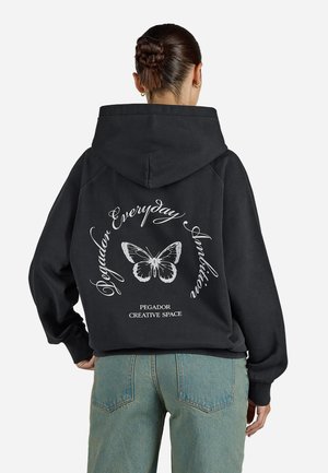 TESSI OVERSIZED HOODIE - Sweatshirt - vintage black