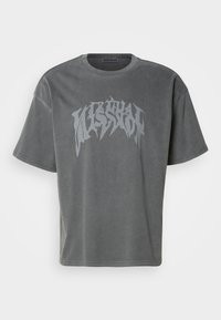 GREAT BOXY PRINTED GRAPHIC TEE - Print T-shirt - black
