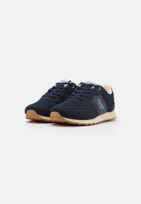 Jack & Jones JFWSPIRIT RUNNER - Sneakers low - navy/red/dahlia/marshmallow