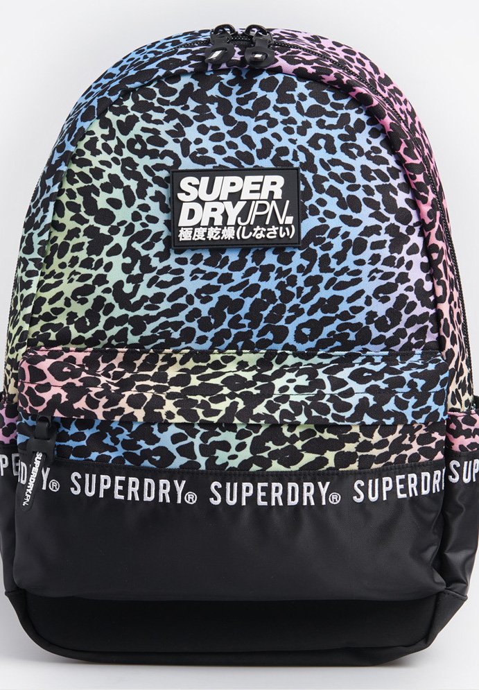 superdry leopard print backpack