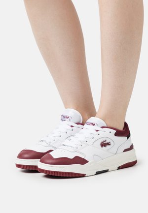 LINESHOT - Sneakers low - white/burgundy