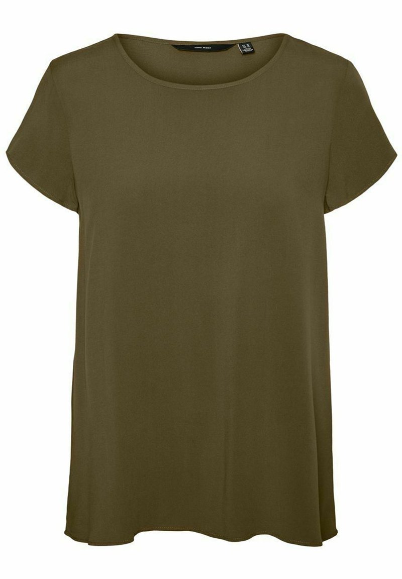 Vero Moda VMBECCA PLAIN - Pusero - dark olive