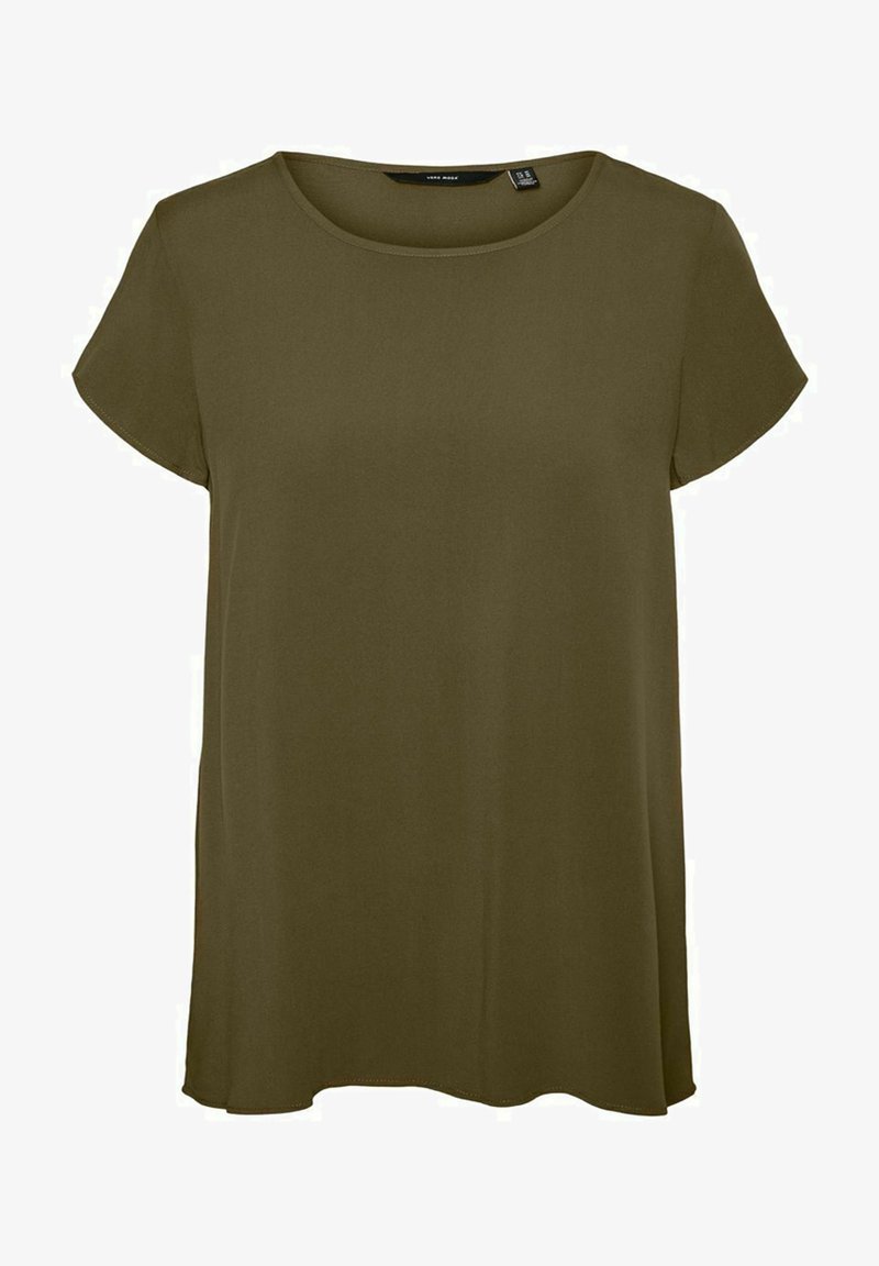 Vero Moda VMBECCA PLAIN - Pusero - dark olive