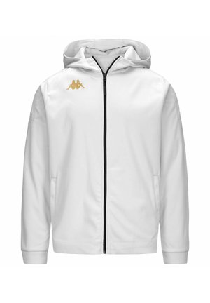 Felpa con zip - white