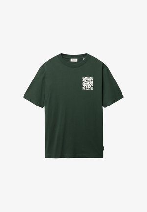 The Sunshine Brand, LIAM WAVES AND RAYS - Trükipildiga T-särk - green leaf