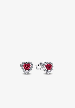 Pandora, PUCES EN FORME DE CŒUR SURÉLEVÉES - Earrings - argenté
