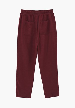 OXXO, OXXO ELASTIC CARROT FIT TROUSERS - Broek - rumba red