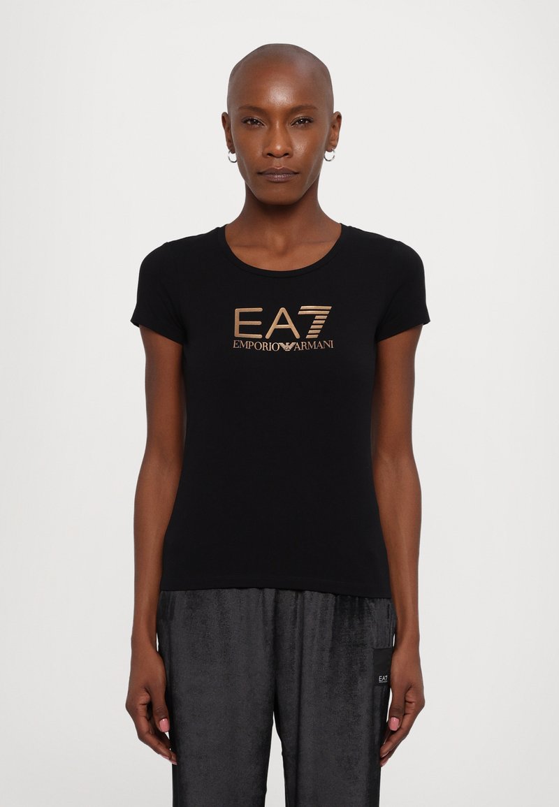 EA7 Emporio Armani Triko s potiskem - black