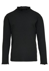 T-shirt Manches Longues Fille KIDS ONLY - Col Rond - Jersey Côtelé Avec élasthanne - Coupe Confortable - Taille Junior