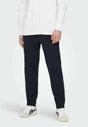 Trousers - dark navy
