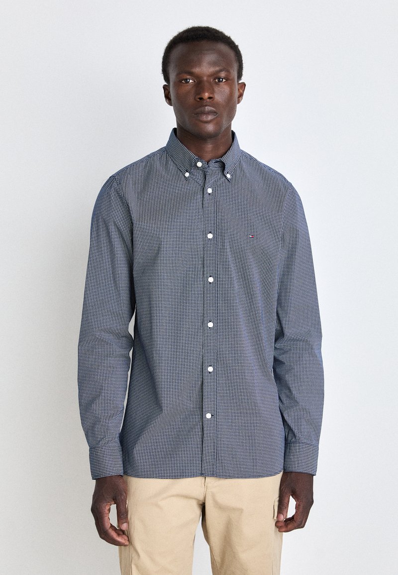 Tommy Hilfiger FLEX MICRO - Shirt - carbon navy/ancient white