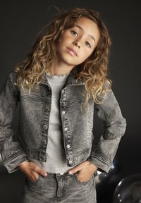 Creamie Minirock - light grey denim