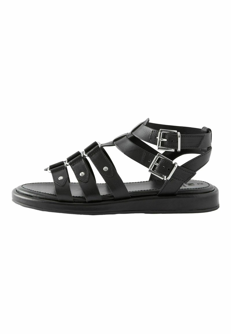 Sandales Plates Forever 21 – Style Gladiateur, Simili Daim Marron, Taille 10