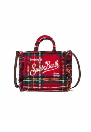 VANITY MINI TARTAN - Handtas - rosso