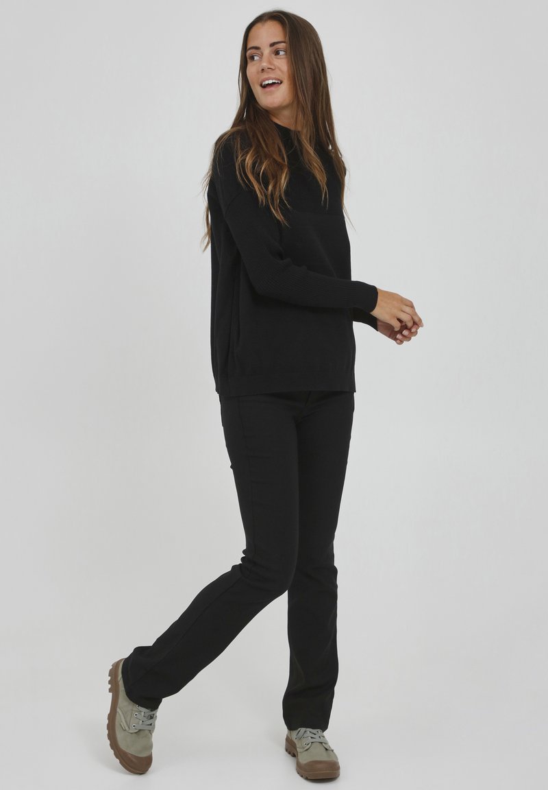 Damen Strickjacken | Fransa FRCEMELANGE 1 PULLOVER Strickpullover black/schwarz - HJ91745 Damen Strickjacken | Fransa FRCEMELANGE 1 PULLOVER Strickpullover black/schwarz - HJ91745