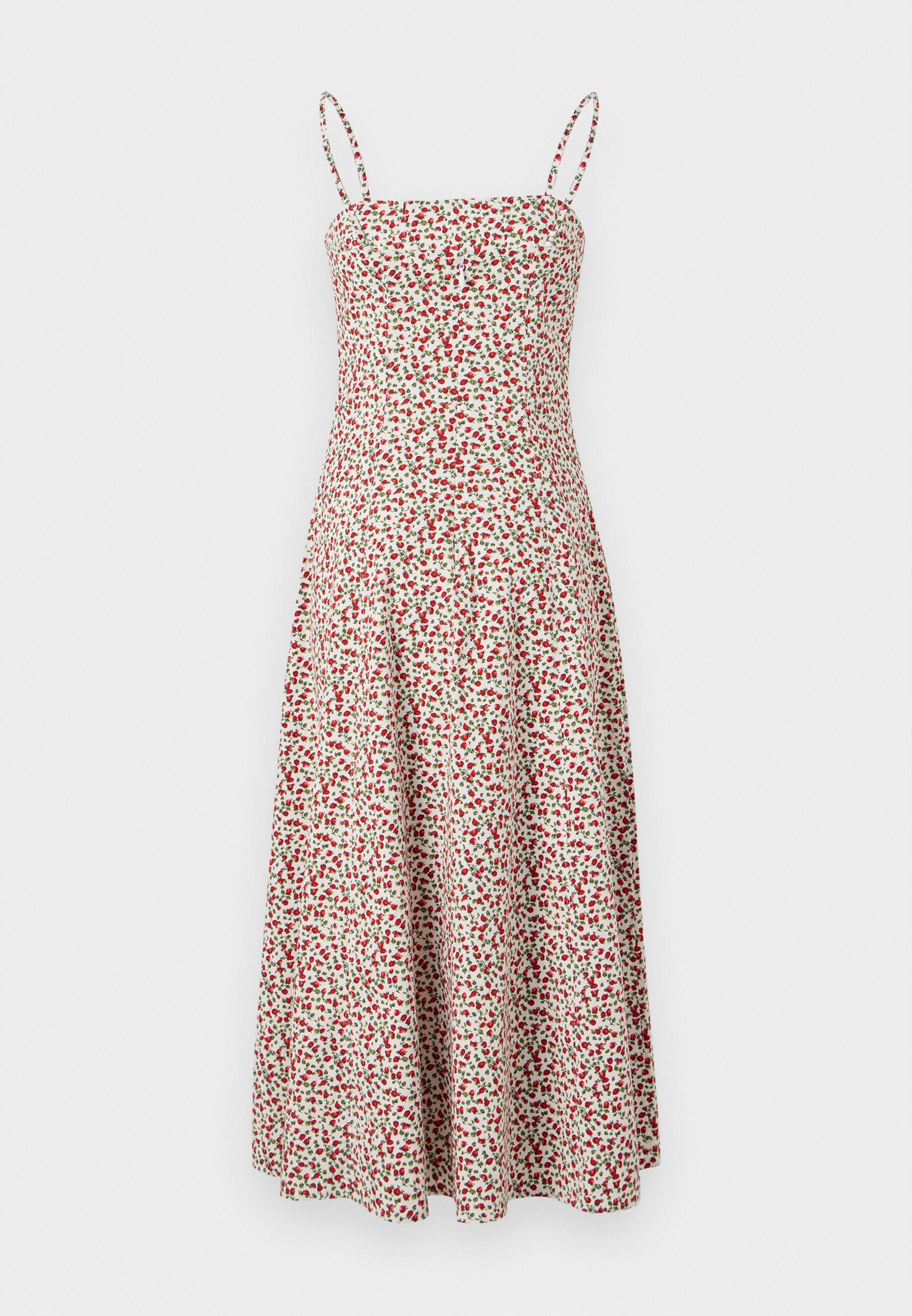 Abercrombie Fitch CHASE STRAPLESS MIDI DRESS Freizeitkleid