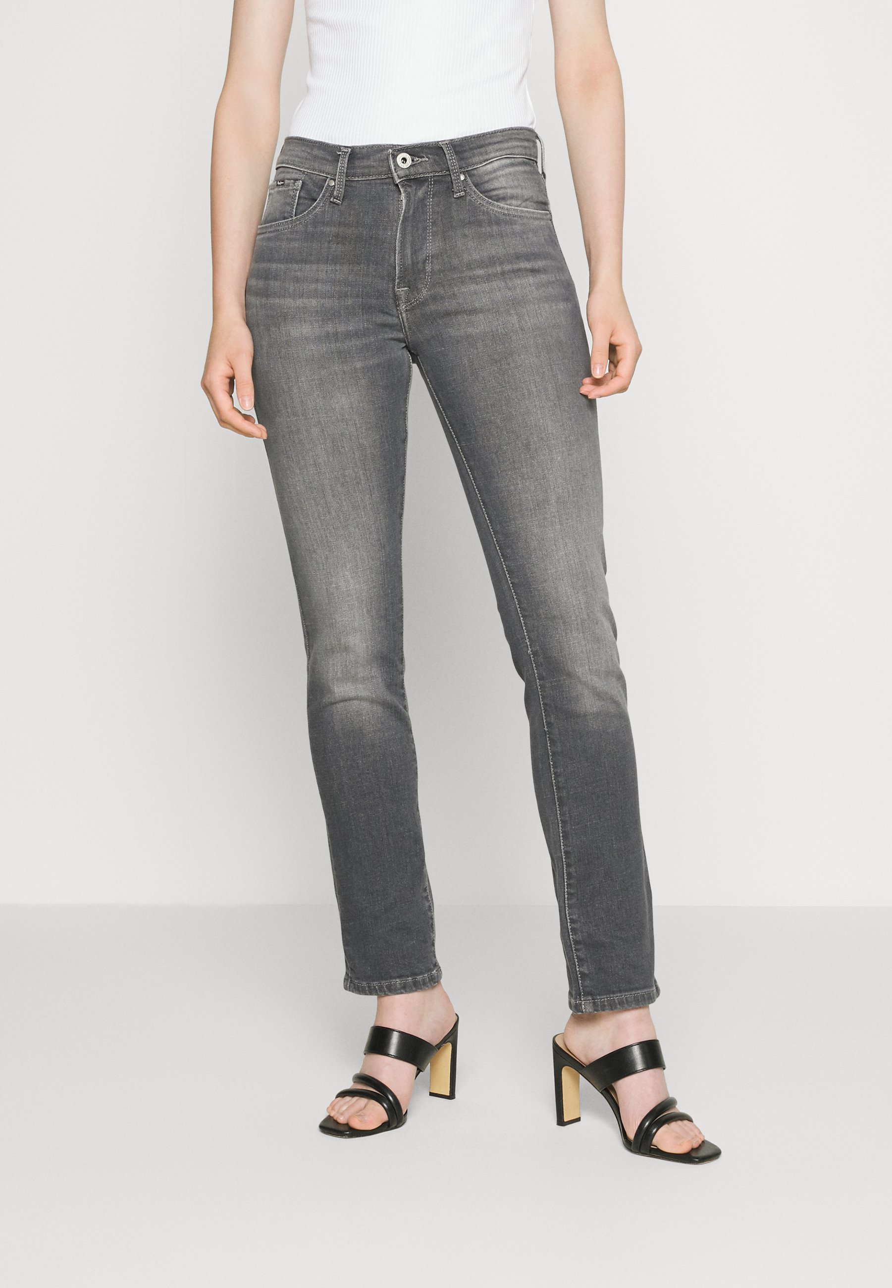Pepe Jeans GRACE Vaqueros slim - denim/denim gris - Zalando.es