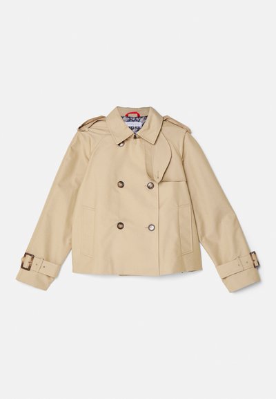 STUDIO ID ISLA SHORT TRENCH COAT - Viegla jaka - camel