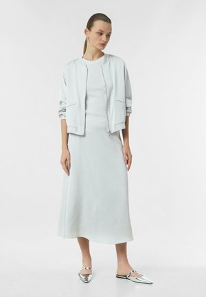 IN MIDI-LÄNGE - A-line skirt - silber
