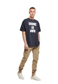 Merchcode T-shirts med print - navy
