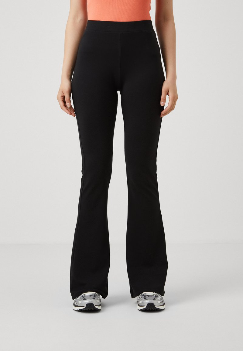 ONLY ONLLIVE LOVE FLARED  - Auduma bikses - black