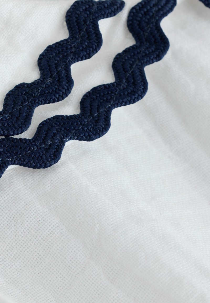Next REGULAR FIT - RIC RAC COLLAR - Robe de jour - white/blanc - ZALANDO.FR