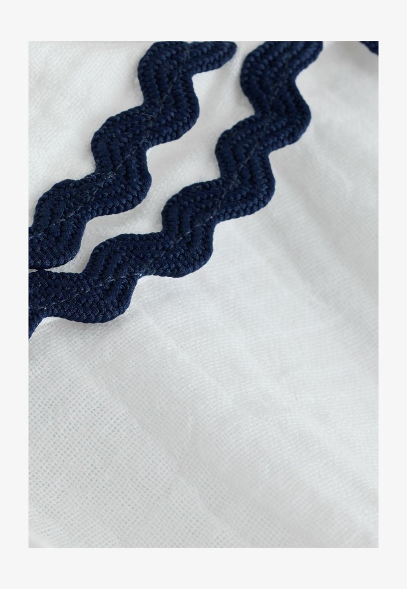 Ric Rac Plush Robe Next REGULAR FIT - RIC RAC COLLAR - Robe de jour - white/blanc - ZALANDO.FR