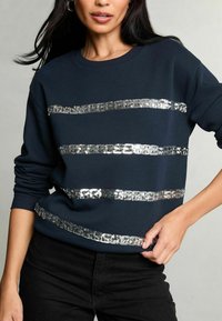 Lipsy REGULAR FIT - ROUND NECK - Felpa - navy