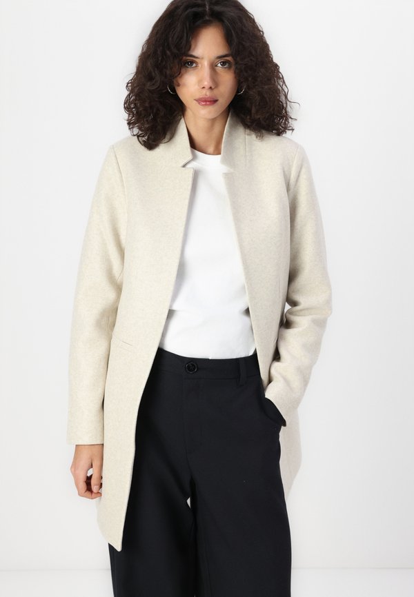 ONLNANCY LIFE SOHO - Short coat - pumice stone4