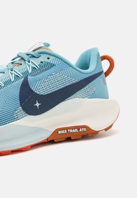 Nike Performance REACTX PEGASUS 5 - Trail running shoes - denim turquoise/midnight navy/glacier blue/vintage coral/dark russet