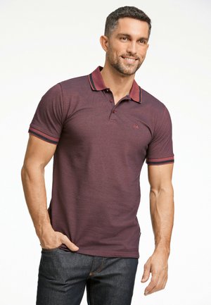 Lindbergh Poloshirt - dk red mix
