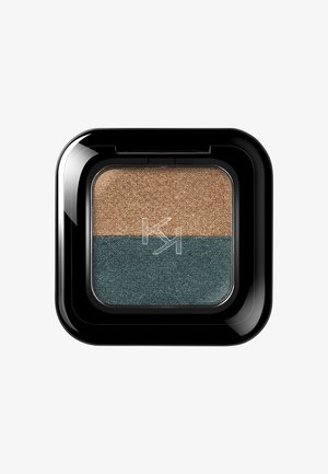 BRIGHT DUO EYESHADOW - Eye shadow - classic gold / green teal