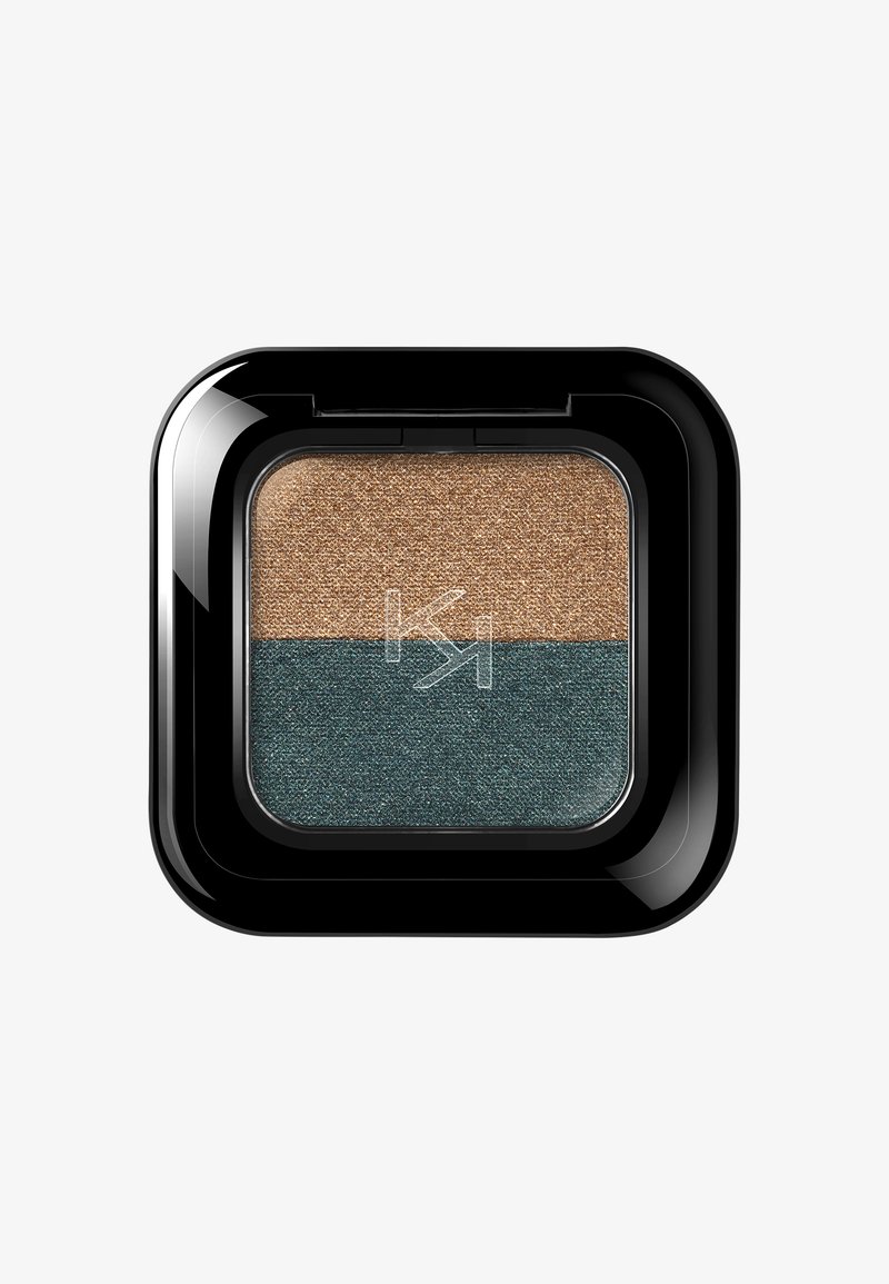 KIKO Milano - BRIGHT DUO EYESHADOW - Øyenskygge - classic gold / green teal, Forstørre