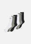 EVERYDAY PLUS CREW UNISEX 6 PACK - Sportsokken - white(black)/carbon heather(black)/black(white)