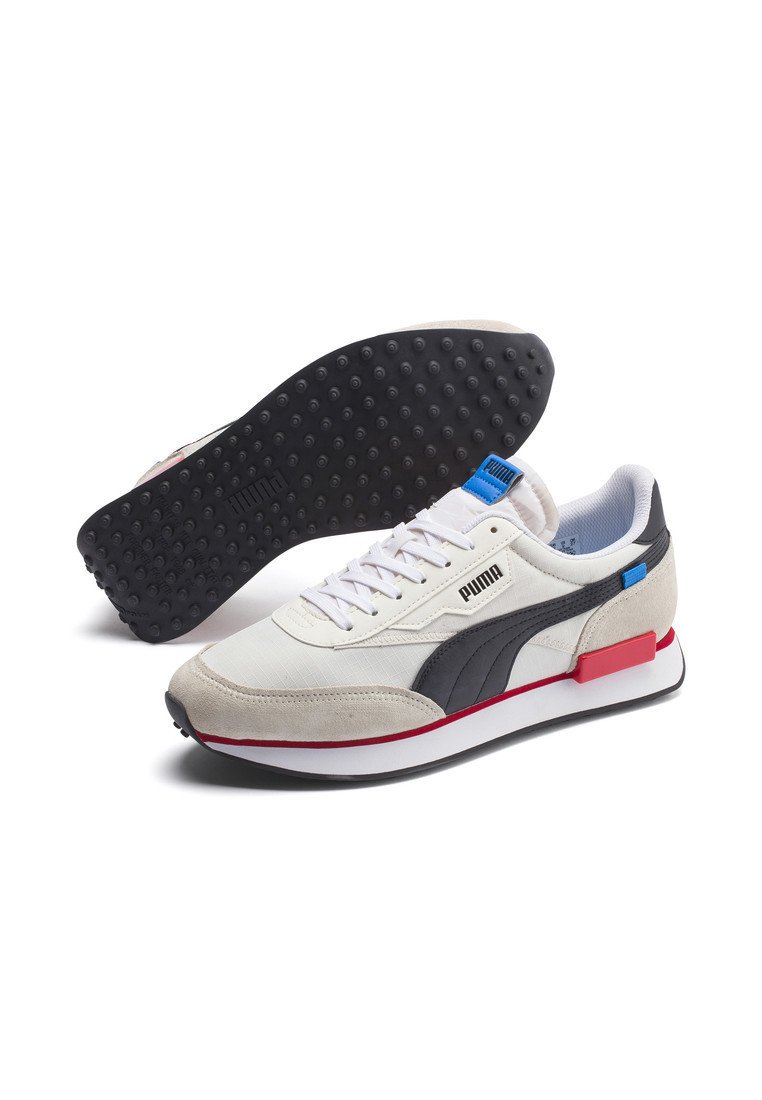 Puma Future Rider Play On Unisex Trainers Whisper White Puma White Puma Black Beige Zalando Co Uk