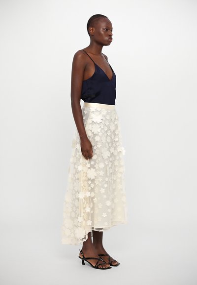 Ida Sjöstedt CARRIE SKIRT BRIDAL - Velika suknja - cream white