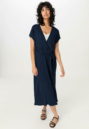 MIDI RELAXED - Jerseykleid - marine