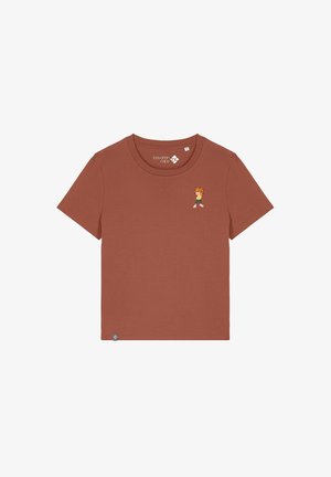 Bavarian Caps, T-SHIRT "PUMUCKL GRANTIG" - ROST, DAMEN - T-Shirt print - rost