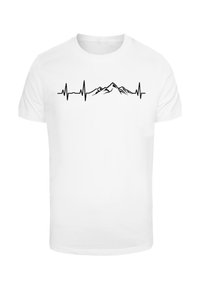 Print T-shirt - weiß