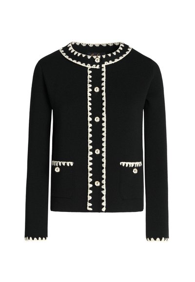 Luisa Spagnoli MEGADUCA - Adīta jaka - nero panna