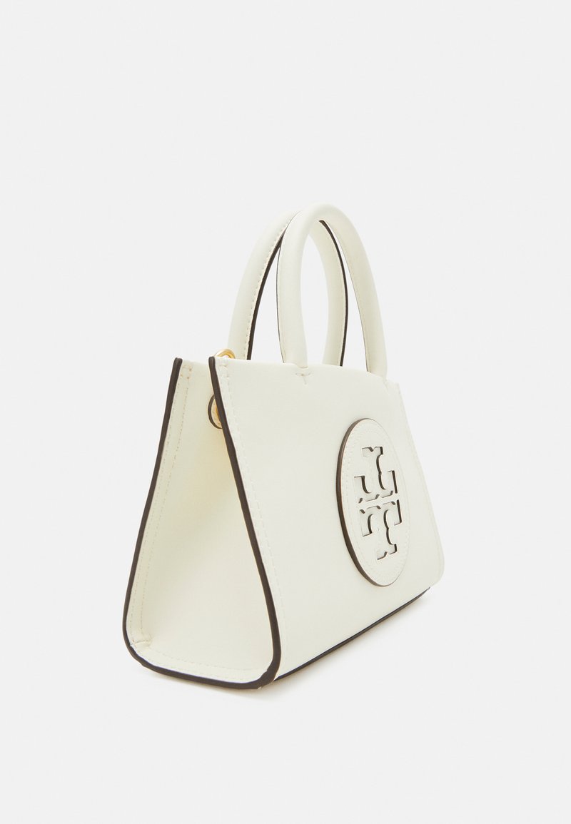 Tory Burch ELLA MINI TOTE - Handbag - warm white/white 