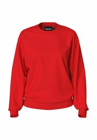 PCCHILLI LOOSE - Felpa - poppy red